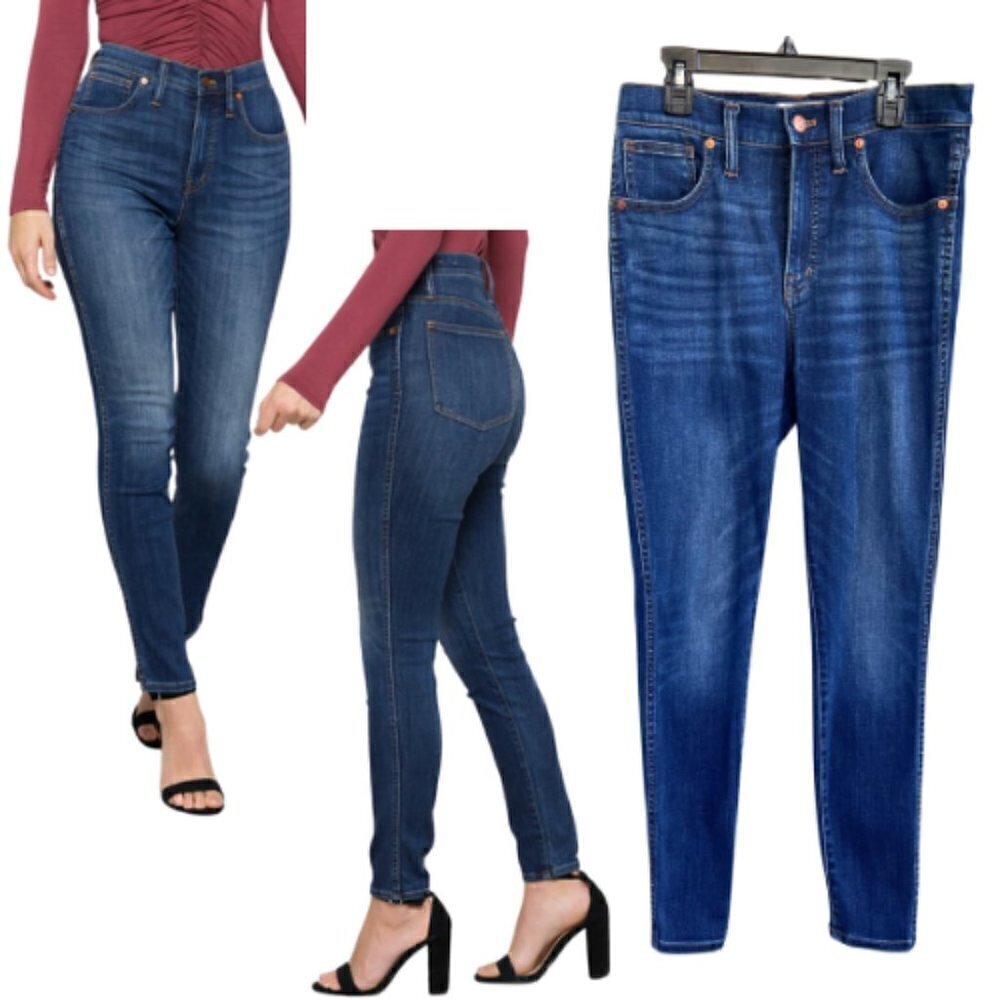 MADEWELL 10" High Rise Skinny Jean Size 28